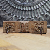 Indian Handmade Carved Solid Wood Wall Hanger 297